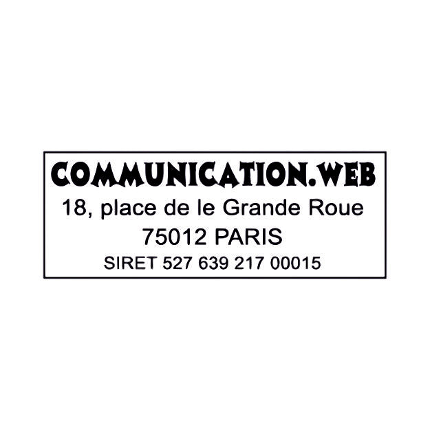 Tampon encreur personnalisé Trodat Printy 4913, Tampon encreur entreprise avec Texte et Logo